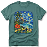 Aloha, Let's Gogh ~ Comfort Colors Premium Tee thumbnail 8