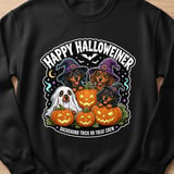 Happy Halloweiner Dachshund Tee thumbnail 5