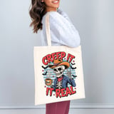Creep It Real Skeleton Tote Bag thumbnail 3
