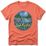 Gogh Fly Fish ~ Comfort Colors Premium Tee thumbnail 4