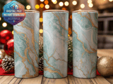 20 oz Skinny Tumbler Wrap Sublimation Design, Marble Gold Tumbler Design, Straight and Tapered Wrap png, Tumbler Digital Download thumbnail 2