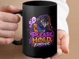 Please Hold Forever Crow Call Center Mug thumbnail 15