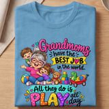 Grandmoms Best Job Tee thumbnail 6