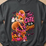 Too Cute Sally the Squirrel Halloween Sweatshirt thumbnail 1