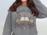 Raising Them On Prayer & Praise Christian Bible Faith Art Print | Rustic Religious Floral Mom Gift Other thumbnail 19