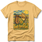 Gogh Horse Girl ~ Comfort Colors Premium Tee thumbnail 7