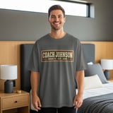Male Teacher Shirt Vintage Coach Hoodie Sweatshirt Retro Sports PE Teacher Gift Collegiate Athletic Graphic Apparel for Male Educator thumbnail 11