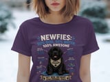 Funny Newfie Dog Anatomy Tee thumbnail 8