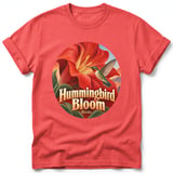 Hummingbird Bloom ~ Comfort Colors Premium Tee thumbnail 3