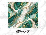 Emerald Green Marble Gold Veins Tumbler, Digital Download, 20 oz Skinny Tumbler Wrap Sublimation Design, Straight and Tapered Wrap png thumbnail 3