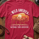 Wild America Bison Adventure T-Shirt thumbnail 4