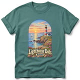 Lighthouse Dots ~ Comfort Colors Premium Tee thumbnail 8