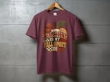 Teaching Is My Fall Sport Tee or Sweatshirt, Faux Patchwork Design thumbnail 10