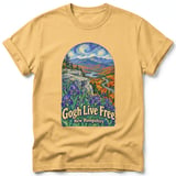 Gogh Live Free ~ Comfort Colors Premium Tee thumbnail 7