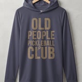 Pickleball Sport-Tek Performance Hood, Old People Pickleball Club, Lightweight Hoodie thumbnail 2
