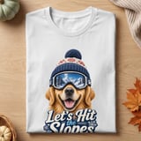 Let's Hit The Slopes Dog Tee thumbnail 13