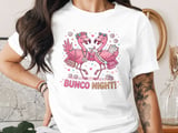 Festive Flamingo Bunco Night T-Shirt thumbnail 4