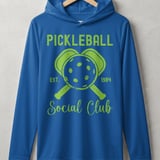 Pickleball Sport-Tek Performance Hood, Pickleball Est. 1984 Social Club Graphic, Lightweight Hoodie thumbnail 3