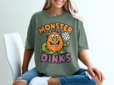 Pickleball Comfort Colors Shirt, Monster Dinks, Vintage Graphic Tee thumbnail 6
