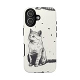 Cute Cat Pattern Tote Bags, Throw Pillow, iPhone Case, Pet Lover Gift, Kitten Art, Cat Mom, Whimsical Home Decor, Cat Illustration thumbnail 15