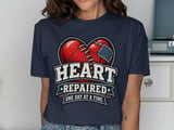 Heart Repaired One Day At A Time Tee thumbnail 2