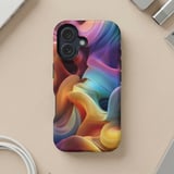Colorful Fluid Swirl MagSafe® Phone Case thumbnail 5