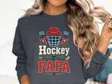 Hockey Papa Tee or Sweatshirt thumbnail 18