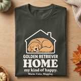 Golden Retriever Home Tee thumbnail 4