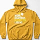 Pickleball Gildan Fleece Hoodie, Mom Grandma Pickleball Legend, Court Pullover thumbnail 10