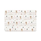 Cute Pitbull Pattern for Pets, Sweet Pittie Little Girl Dog Lover Gift, Pastel Puppy Paw Print Floral Aesthetic Design for Dog Mom thumbnail 2