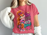 Too Cute To Be Bothered Sally the Squirrel Tee thumbnail 19