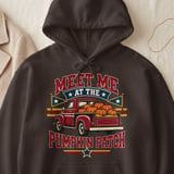 Meet Me At The Pumpkin Patch Sweatshirt, Retro Fall Truck Hoodie, Vintage Autumn Graphic Tote Bag, Cozy Country Farmhouse Fall Outfit thumbnail 15