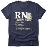 Charge Nurse Definition Tee thumbnail 4
