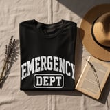 Emergency Dept T-Shirt: Medical Personnel, Distressed Graphic, Hospital Worker Tee thumbnail 9