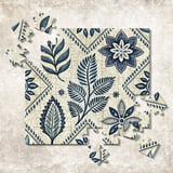 Vintage Indigo Tile Digital Design Size Bundle Png thumbnail 11
