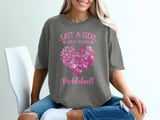 Pickleball Comfort Colors Shirt, Just A Girl Who Loves Pickleball, Cute Pink Heart Vintage Graphic Tee thumbnail 5