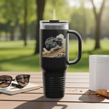Grand Wagoneer Tumbler, The Waggy Car Tumbler, Off Road Vehicle Tumbler, Cars at Petralla Shop, Automotive Gift, Classic SUV Tumbler thumbnail 1