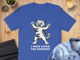 I Have Eaten The Evidence Absurd Cat Tee thumbnail 6