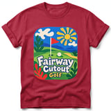 Fairway Cutout ~ Comfort Colors Premium Tee thumbnail 2