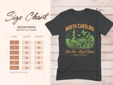 North Carolina Tar Heel State Est. 1789 T-Shirt thumbnail 14
