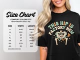 Retro Hip Replacement T-Shirt: Funny Factory New Hip Surgery Recovery Graphic Design thumbnail 6