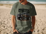 Muddy By Choice T-Shirt, Off Roading Tee, 4x4 Truck Shirt, Grand Wagoneer Gift, Mudding T Shirt, Car Lover Apparel, Trucking T-Shirt thumbnail 4