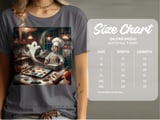 Halloween Baking T-Shirts, Spooky Season Tees, Ghost Baker Design, Cat and Cookies, Kitchen Scene Shirt, Cute Halloween Apparel thumbnail 6