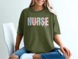 Nurse Oncology Pastel Graphic T-Shirt thumbnail 2