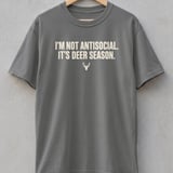 Not Antisocial Deer Season Tee thumbnail 1