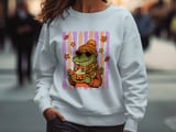 Cozy Fall Alligator Pumpkin Spice Sweatshirt, Retro Crocodile Halloween Vibes Hoodie, Cute Autumn T-Shirt Gift thumbnail 7