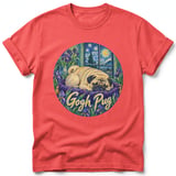 Gogh Pug ~ Comfort Colors Premium Tee thumbnail 3