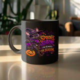 Spooky Season Black Cat Mug thumbnail 10