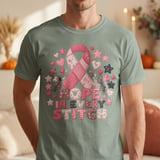 Hope In Every Stitch Faux Patchwork Tee thumbnail 17