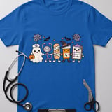 Spooky Nurse Squad Halloween Tee thumbnail 1